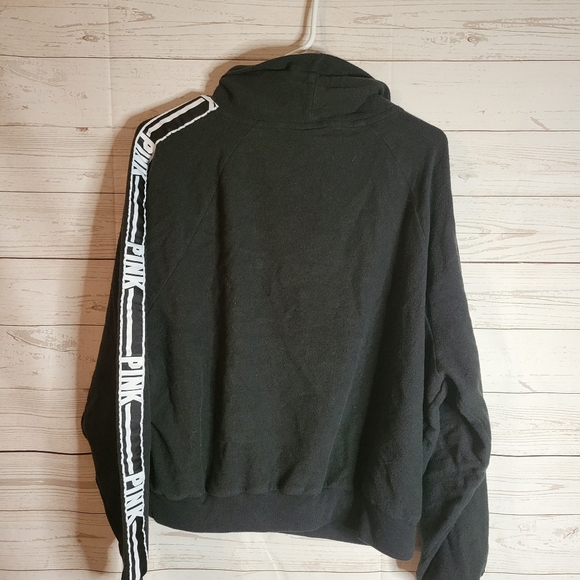 VS PINK  medium black cowl neck sweater long sleeve - Picture 4 of 4